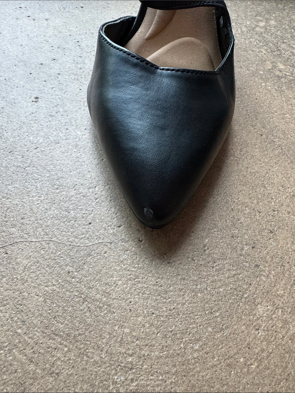 Apt. 9 Black Pointed-Toe Ankle-Strap Pumps